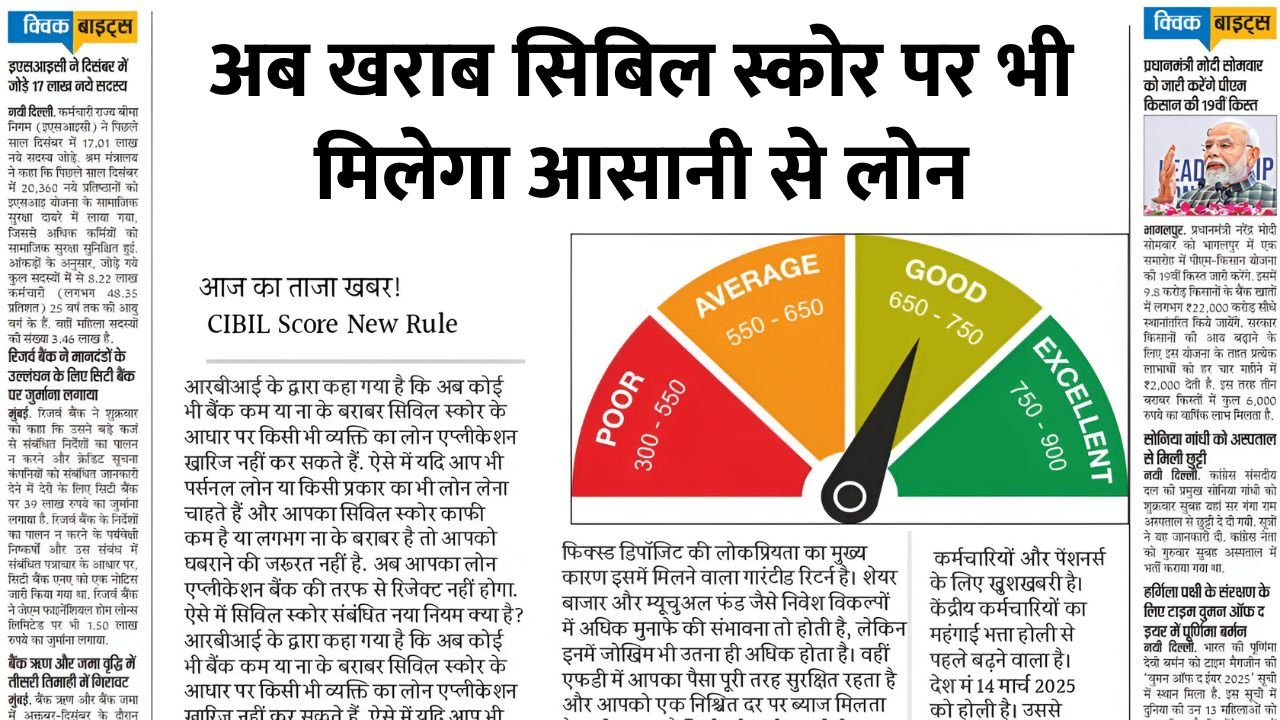 CIBIL Score New Rule